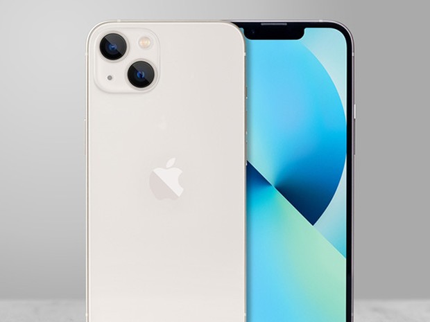 iPhone 14 en color blanco